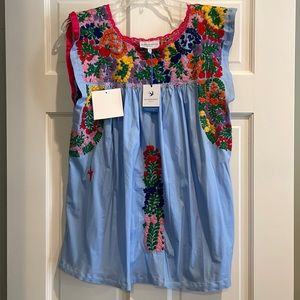 Mi Golondrina Blouse - Medium NWT